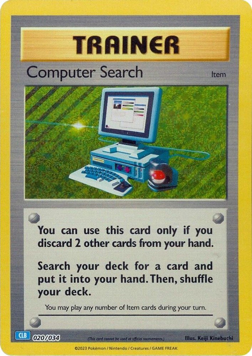 Pokemon Trading Card Game Classic Classic Collection Computer Search #20 CLB、ToyWiz、kayou