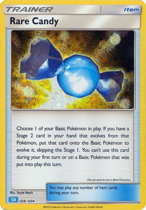 Pokemon Trading Card Game Classic Classic Collection Rare Candy #26 CLB、ToyWiz、kayou