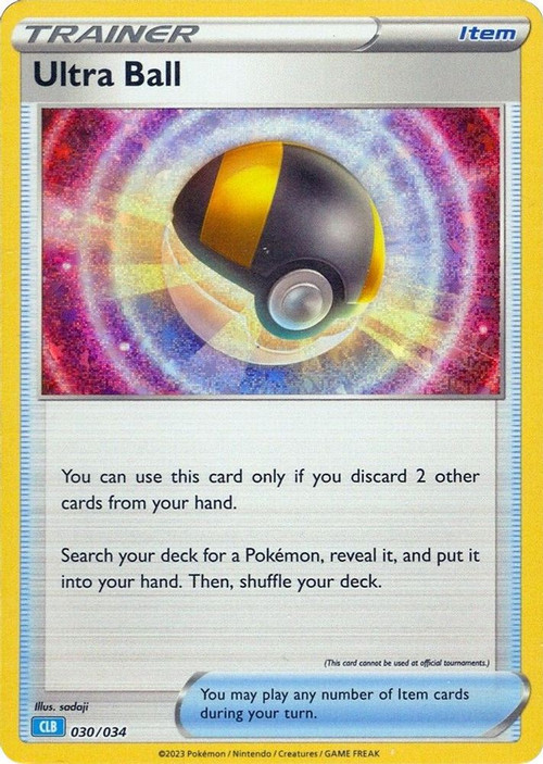 Pokemon Trading Card Game Classic Classic Collection Ultra Ball #30 CLB、ToyWiz、kayou