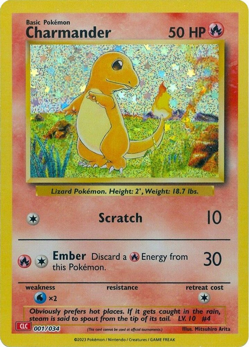Pokemon Trading Card Game Classic Classic Collection Charmander #1 CLC、ToyWiz、kayou