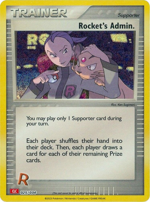 Pokemon Trading Card Game Classic Classic Collection Rocket's Admin. #25 CLC、ToyWiz、kayou
