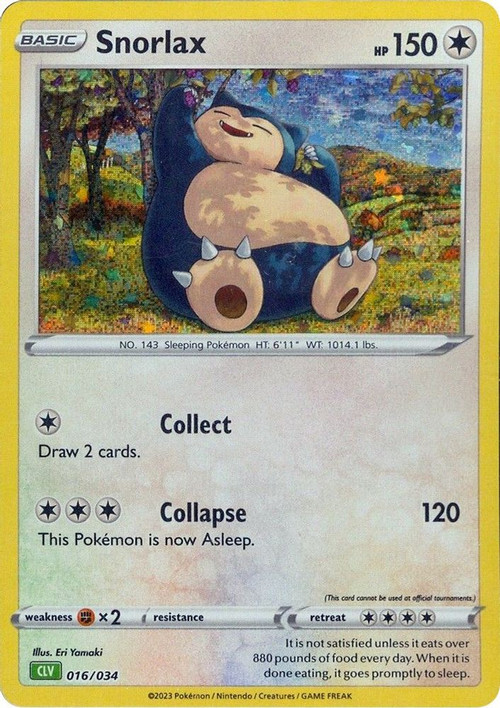 Pokemon Trading Card Game Classic Classic Collection Snorlax #16 CLV、ToyWiz、kayou