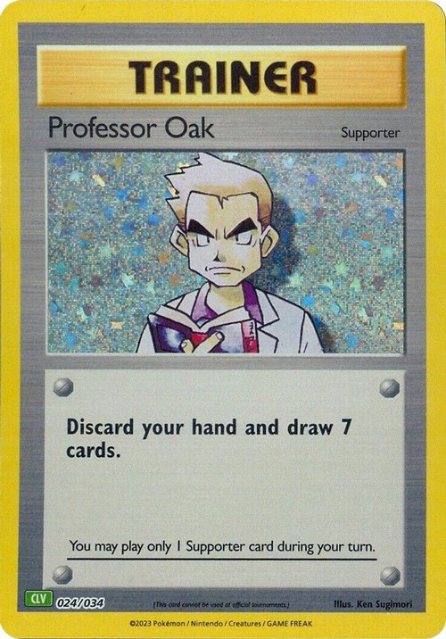 Pokemon Trading Card Game Classic Classic Collection Professor Oak #24 CLV、ToyWiz、kayou