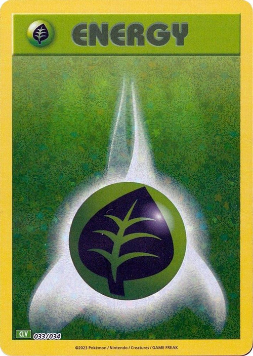 Pokemon Trading Card Game Classic Classic Collection Basic Grass Energy #33 CLV、ToyWiz、kayou