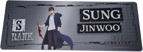 Solo Leveling Sung Jinwoo 12-Inch H x 32-Inch W Mouse Pad Desk Mat、ToyWiz、kayou