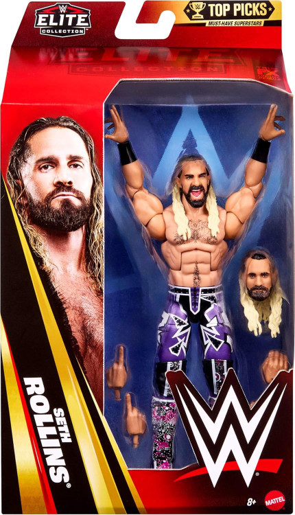 WWE Wrestling Elite 2026 Top Picks Seth Rollins 6 Action Figure