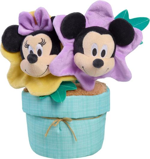 Disney Easter Blooming Buddies Mickey & Minnie Mouse 12-Inch Plush、ToyWiz、kayou