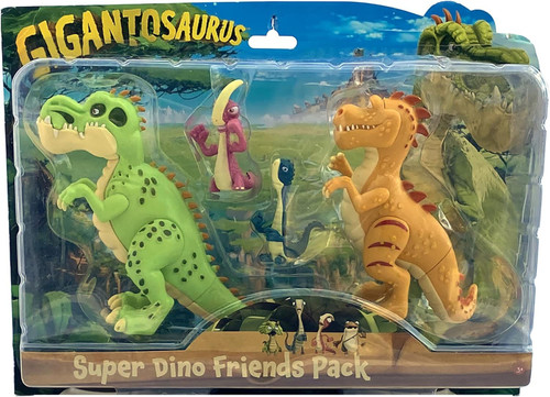 Gigantosaurus Super Dino Friends Pack 5-Inch Figure 4-Pack、ToyWiz、kayou