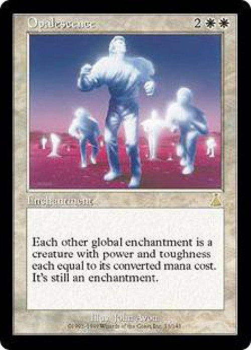 MtG Urza's Destiny Rare Opalescence #13 Lightly Played、ToyWiz、kayou