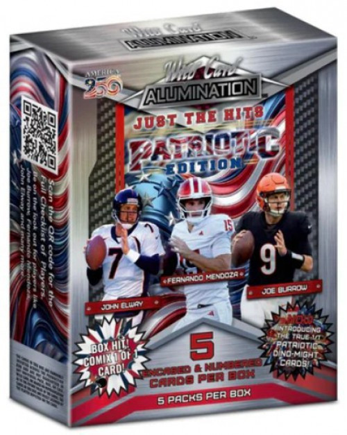 NFL Wild Card 2026 Just the Hits Football Patriotic Edition