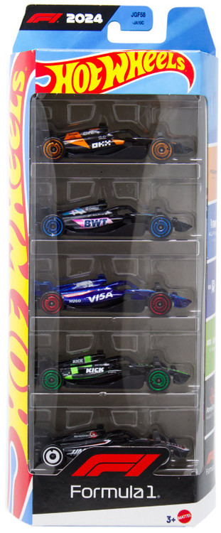 Hot Wheels Formula 1 2024 Die Cast Car 5-Pack、ToyWiz、kayou