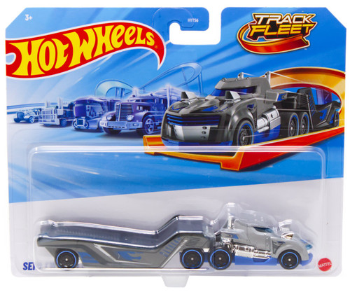 Hot Wheels Track Fleet Semi Twin Mill 164 Die Cast Car Silver