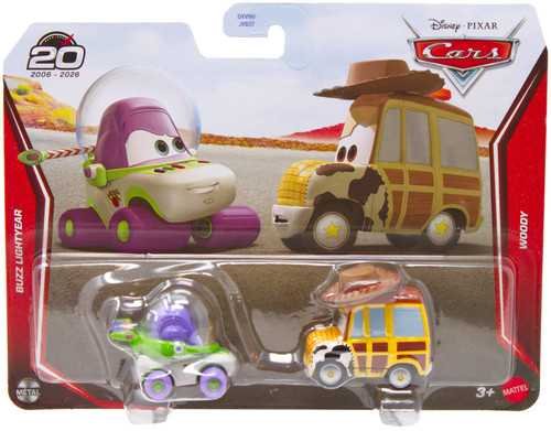 トイストーリー 2 Die Cast バズ　ウッディ　バービー　カーセット Disney Pixar Cars Metal Buzz Lightyear Woody 155 Diecast Car 2