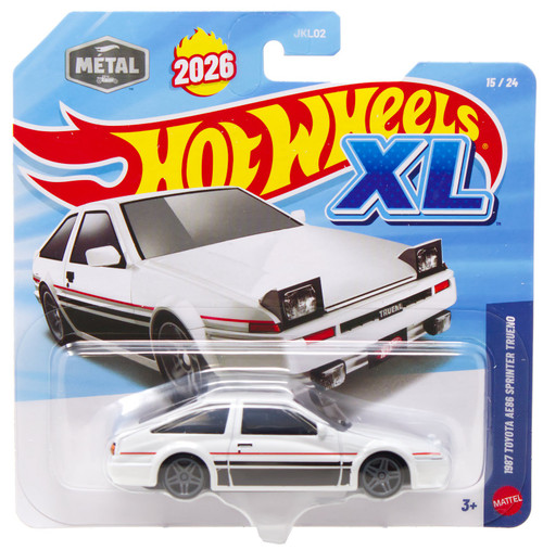 Hot Wheels XL 1987 Toyota AE86 Sprinter Trueno Die Cast Car、ToyWiz、kayou