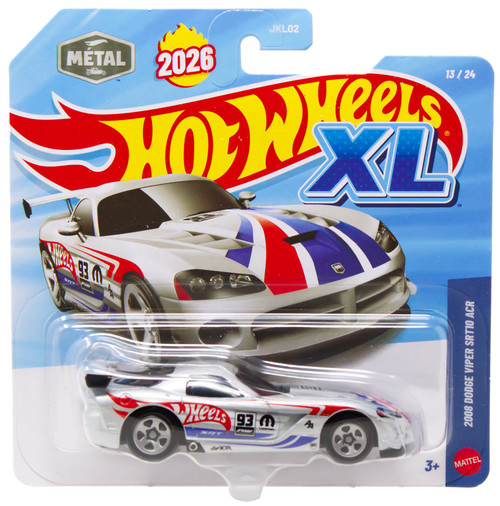Hot Wheels XL 2008 Dodge Viper SRT10 ACR Die Cast Car、ToyWiz、kayou
