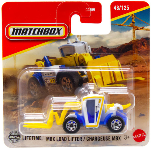 Matchbox MBX Load Lifter Diecast Car Blue & Yellow、ToyWiz、kayou