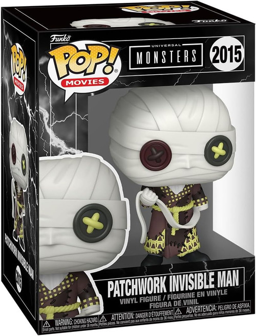 Funko Universal Monsters POP! Movies Patchwork Invisible Man Vinyl Figure #2015、ToyWiz、kayou