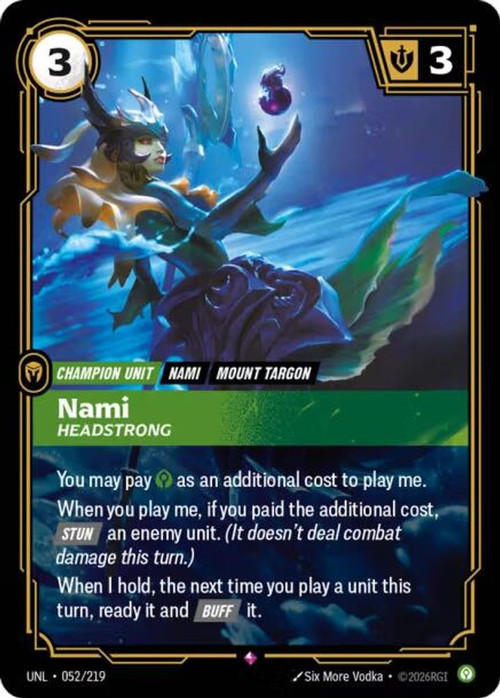Riftbound League of Legends Trading Card Game Unleashed Single