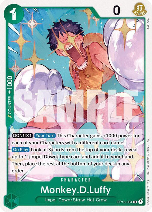 One Piece Trading Card Game The Time of Battle Single Card Rare
