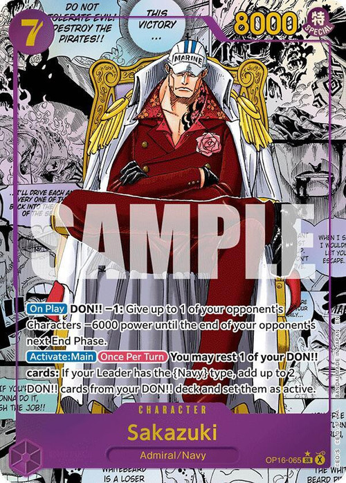One Piece Trading Card Game The Time of Battle Single Card Super