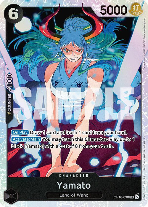 yamato one piece card game price Promo P-008 (Japanese Version) Limited edition Yamato card from the One Piece Memorial Collection One Piece Trading Card Game