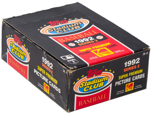 MLB Topps 1992 Stadium Club Baseball Series 2 Trading Card HOBBY Box 36 Packs、ToyWiz、kayou