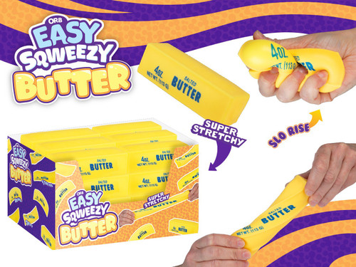 Easy Sqweezy Butter Squishy Squeeze Toy、ToyWiz、kayou