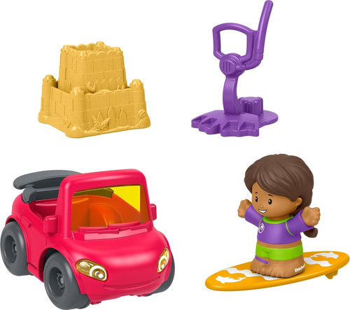 Fisher Price Little People Beach Day Adventure Vehicle & Figure Set、ToyWiz、kayou