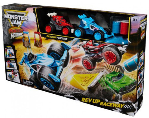Monster Jam Monster Motors Rev Up Raceway Playset、ToyWiz、kayou