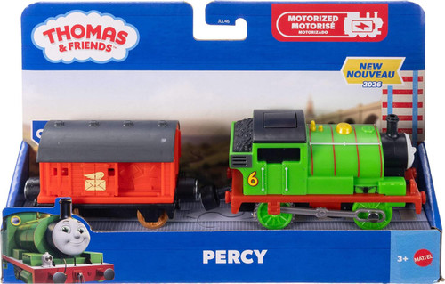 Fisher Price Thomas & Friends Motorized Percy Train Figure Red Mail Car、ToyWiz、kayou