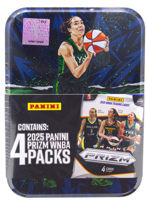 WNBA Dallas Wings 2025 Panini Prizm Napheesa Collier Trading Card COLLECTOR Tin 4 Packs、ToyWiz、kayou