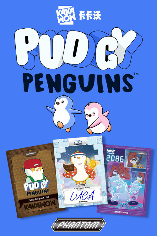 Trading Card Phantom Pudgy Penguins Booster Box 10 Packs (Pre-Order ships September)、ToyWiz、kayou
