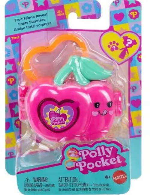 Polly Pocket Fruit Friend Reveal Cherrys Micro Playset、ToyWiz、kayou