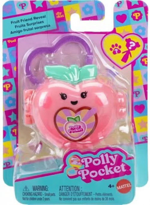 Polly Pocket Fruit Friend Reveal Peach Micro Playset、ToyWiz、kayou