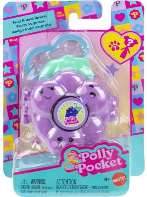 Polly Pocket Fruit Friend Reveal Grapes Micro Playset、ToyWiz、kayou