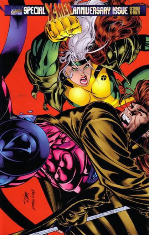 Marvel X-Men, Vol. 1 #45A Comic Book Direct Edition - (Holofoil) Enhanced Wraparound Cover Very Fine、ToyWiz、kayou