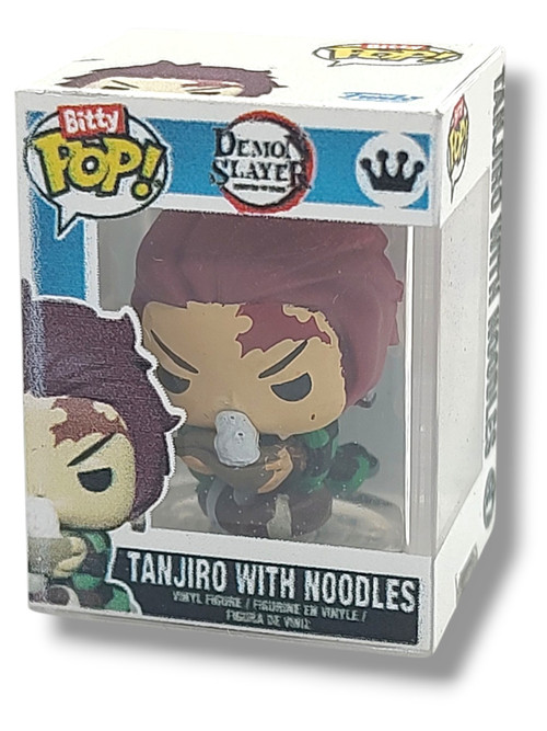 Funko Demon Slayer Bitty POP! Tanjiro With Noodles 1.25-Inch 1/3 Micro Figure Loose、ToyWiz、kayou