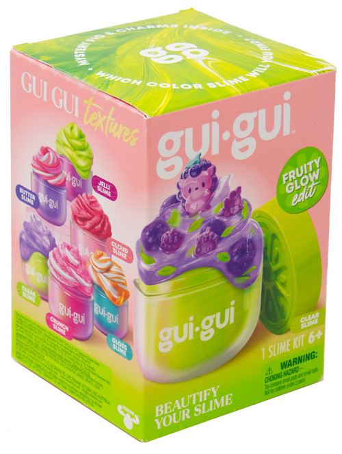 Gui-Gui Fruity Glow Edit Slime CLEAR Pack、ToyWiz、kayou