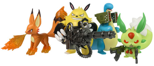 Palworld Grizzbolt, Relaxaurus, Foxparks & Lifmunk Set of 4 Action Figures、ToyWiz、kayou