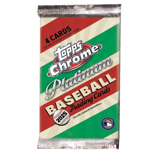 MLB Topps 2025 Chrome Platinum Baseball Trading Card BLASTER Pack
