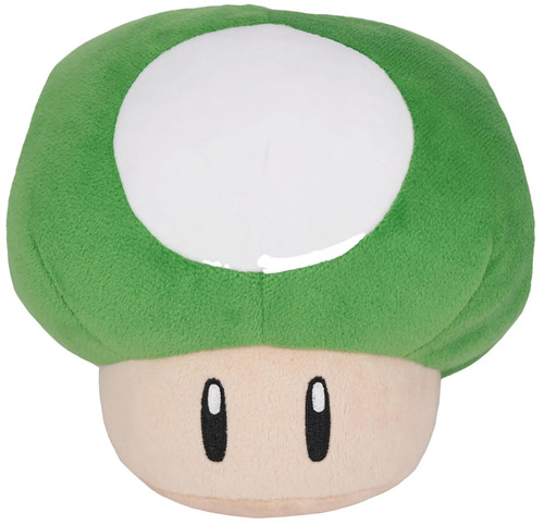 Super Mario 1UP Mushroom 6-Inch Plush、ToyWiz、kayou