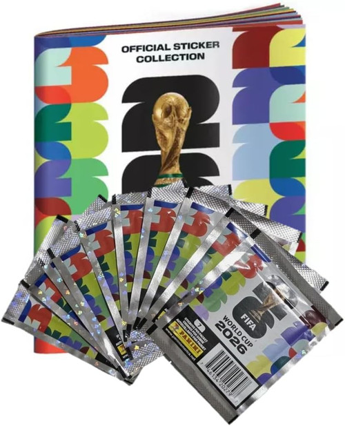 FIFA World Cup Panini 2026 Soccer Album & 10 Sticker Packs COMBO Set、ToyWiz、kayou
