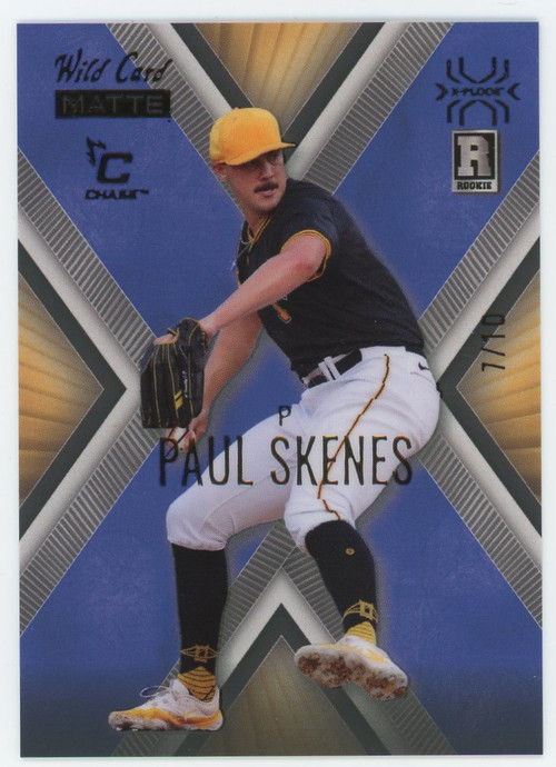 MLB 2024 Wild Card Matte 7/10 Paul Skenes MXP-PS Rookie、ToyWiz、kayou