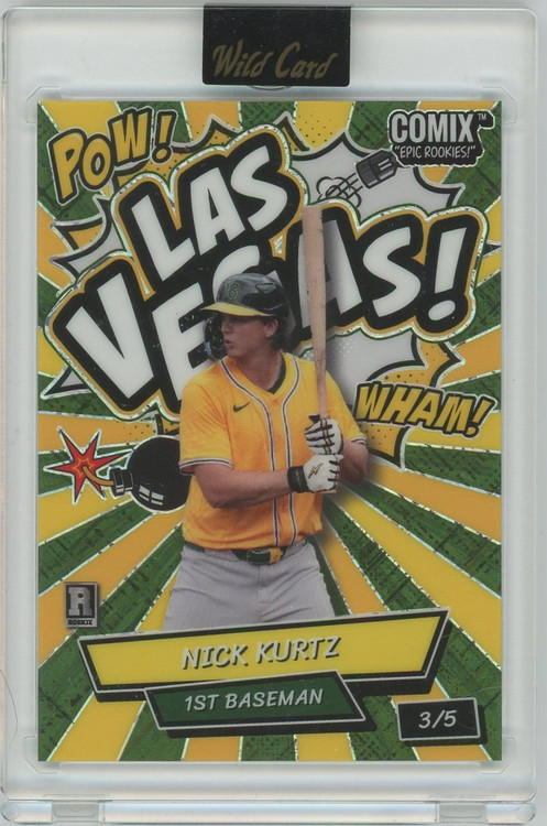MLB 2025 Wild Card Comix Epic Rookies! 3/5 Las Vegas! Nick Kurtz Rookie、ToyWiz、kayou