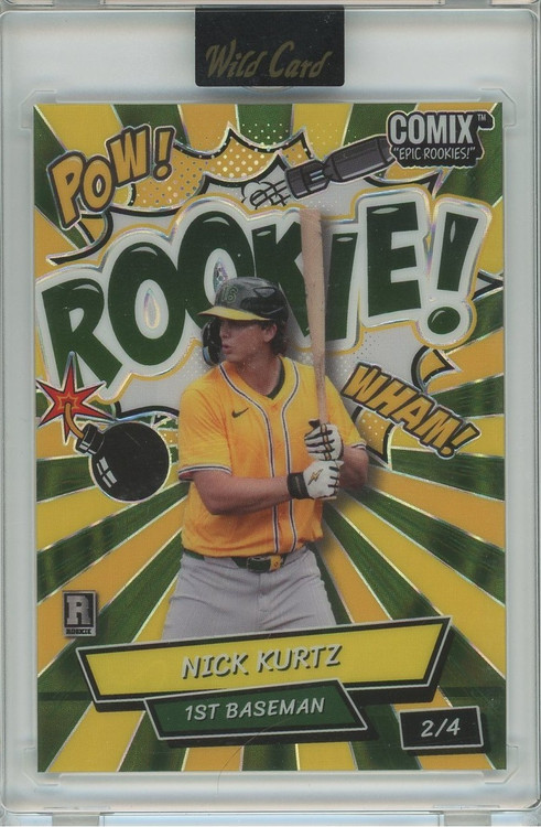 MLB 2025 Wild Card Comix Epic Rookies! 2/4 Rookie! Nick Kurtz Rookie、ToyWiz、kayou