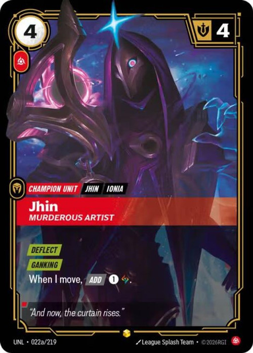 Riftbound League of Legends Trading Card Game Unleashed Single