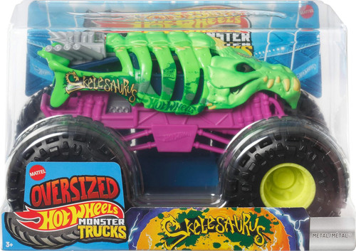 Hot Wheels Monster Trucks Oversized Skelesaurus Diecast Car 2026、ToyWiz、kayou