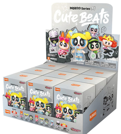 Powerpuff Girls Mokoo 01 Cute Beats Mystery Box 9 Packs、ToyWiz、kayou