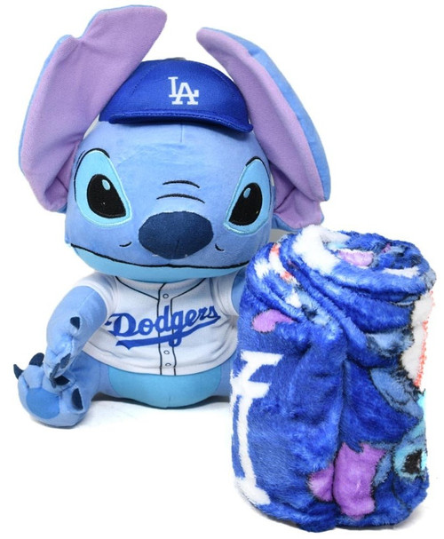 Dodgers LA ピクサー トイストーリー ブランケット 毛布 ドジャース Disney LA Dodgers Stitch 14 Plush Fleece Throw Blanket Set The