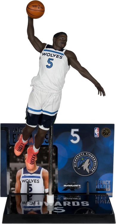 McFarlane Toys NBA Minnesota Timberwolves SportsPicks Anthony Edwards Posed Figure、ToyWiz、kayou